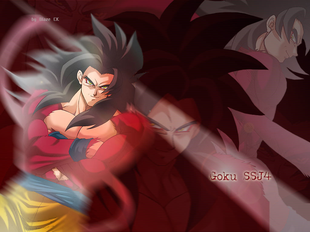 Free download Dragon Ball Z Goku Super Saiyan 4 Wallpaper [1024x768