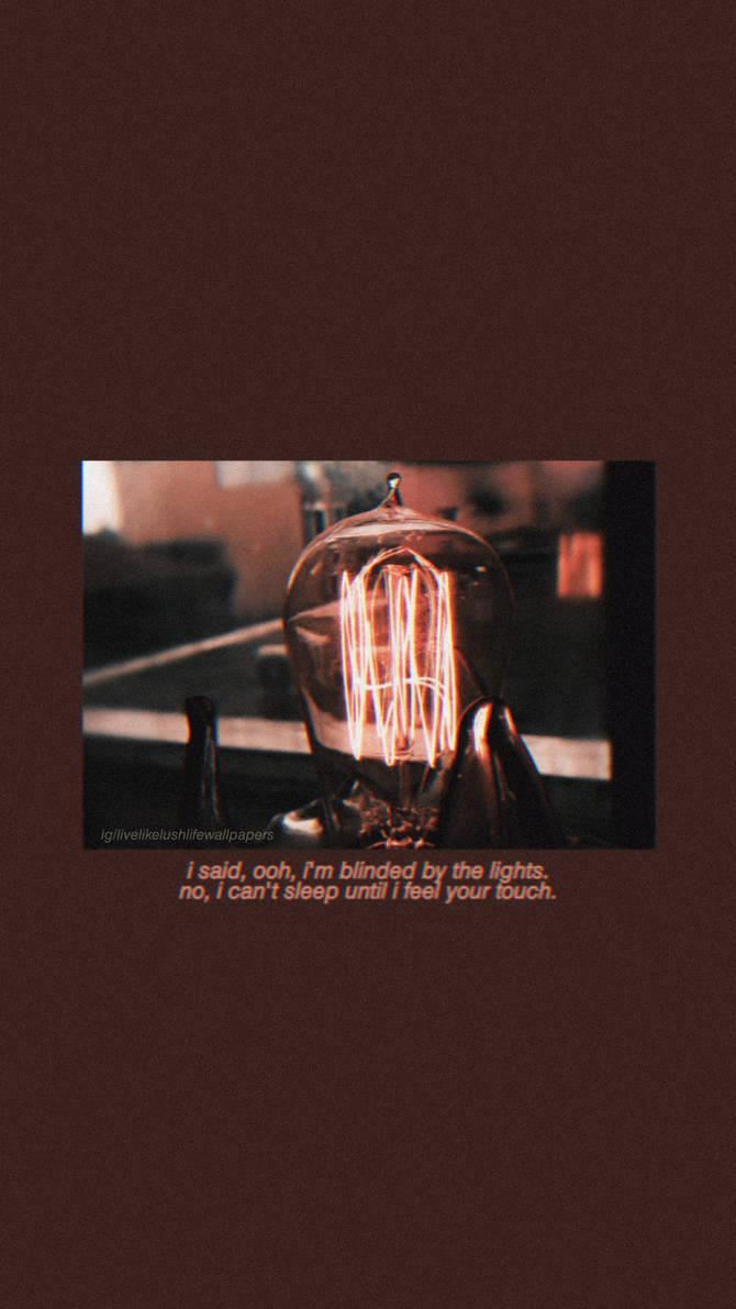 The Weeknd   Blinding Lights Aesthetic Wallpaper by