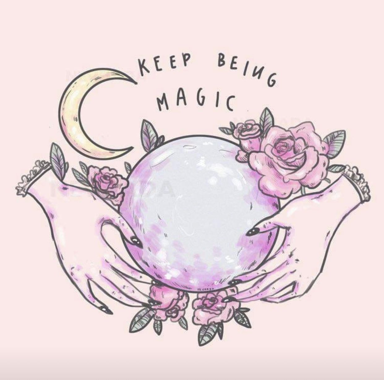 Witchy Winters Pastel Pink Aesthetic Pale P Wallpaper