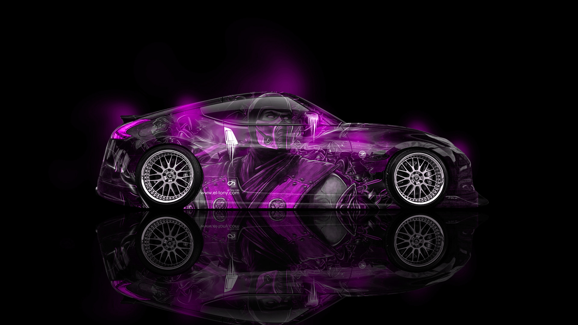 Jdm Side Sub Zero Aerography Energy Car Pink Neon HD Wallpaper