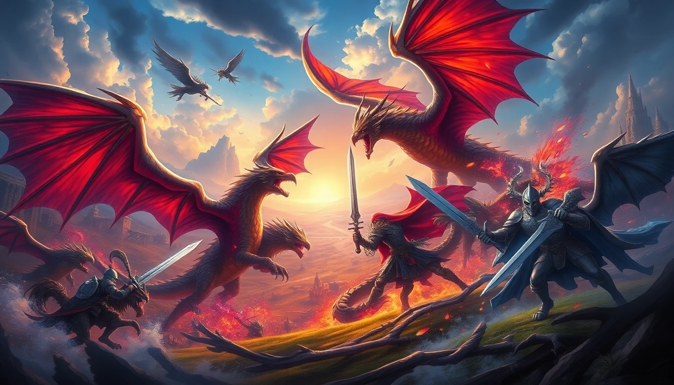 Fantasy Battle Wallpaper