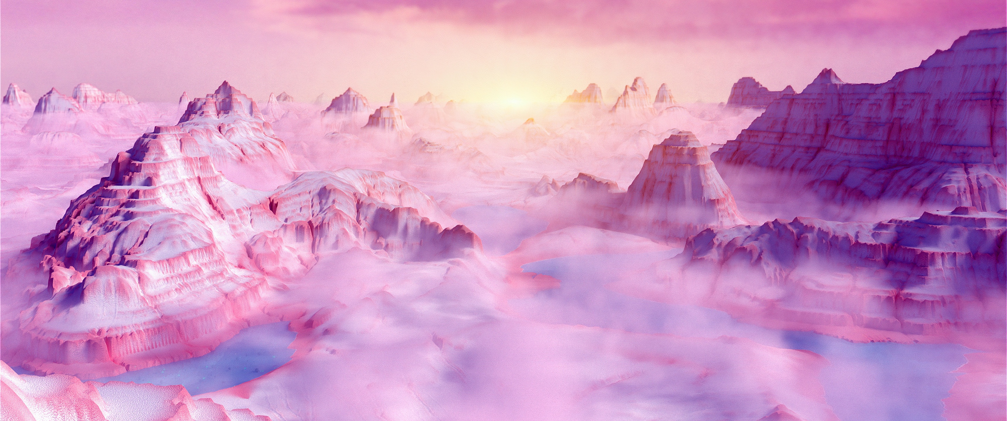 Landscape Wallpaper 4k Digital Composition Infrared