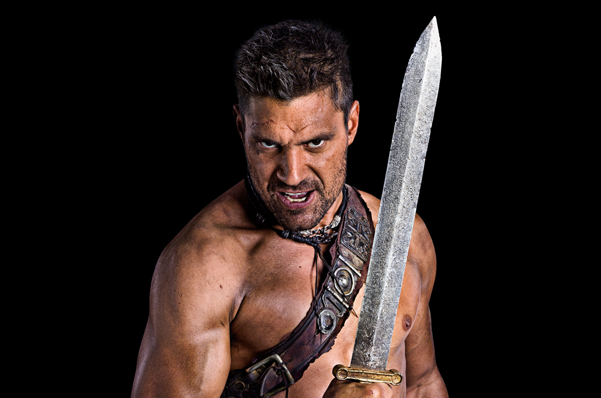 Manu Bent As Crixus Liam Mcintyre Spartacus In