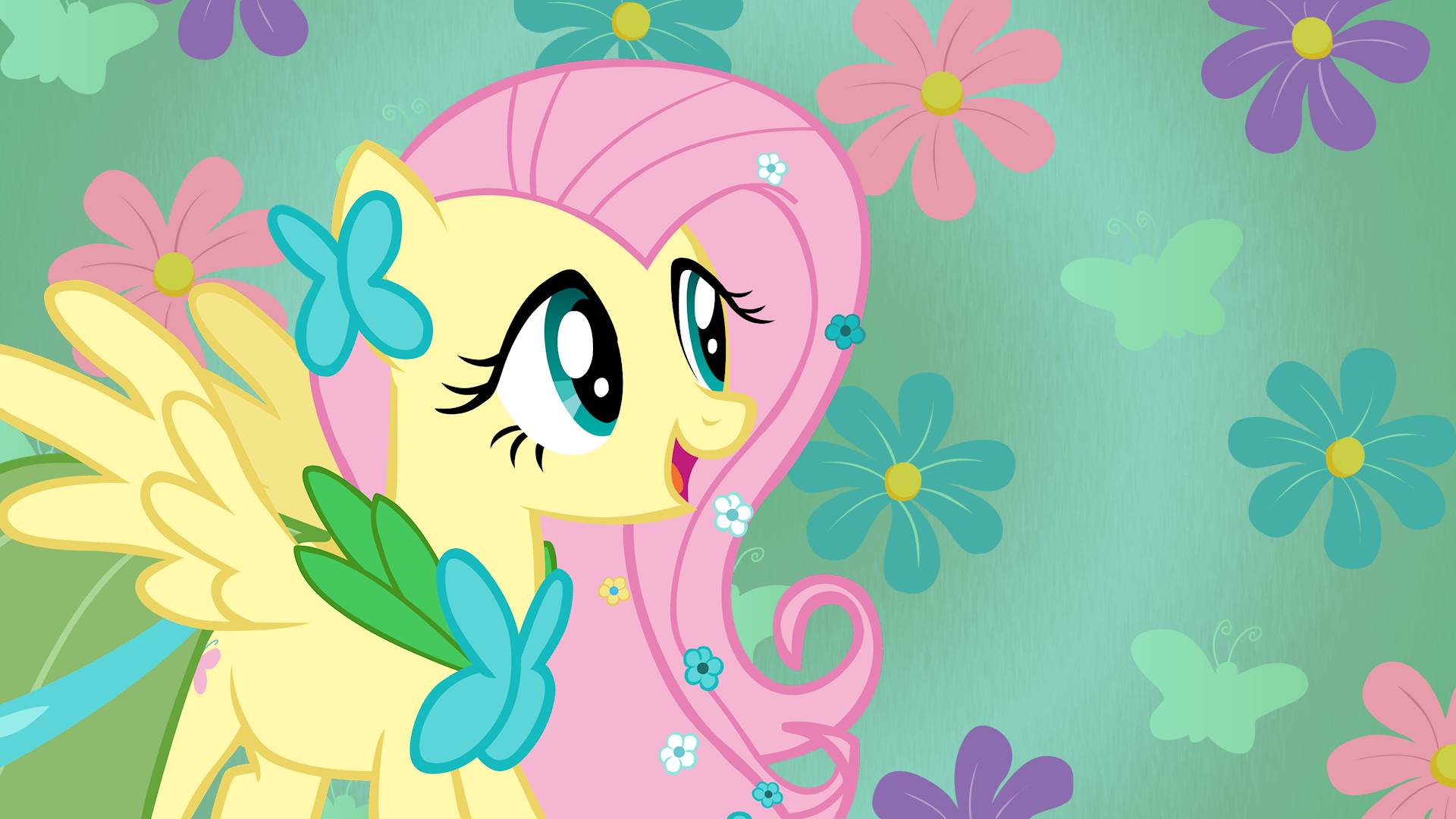 My Little Pony Friendship Is Magic Fluttershy Gala Wallpaper Png