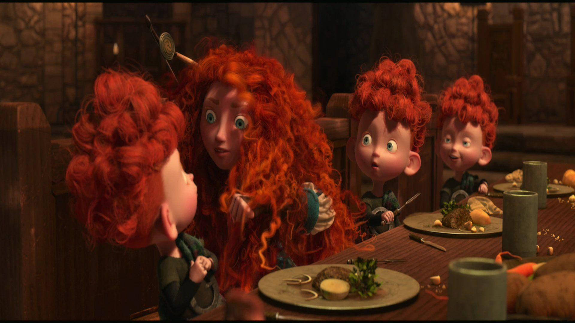 En Disney Brave M Rida Und Das Triplett Wallpaper