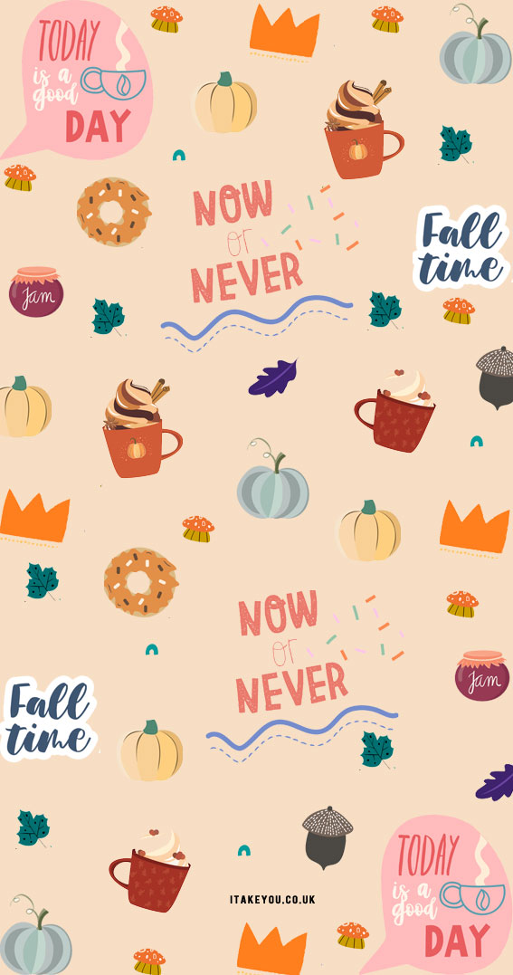 11 Cute Autumn Wallpaper Aesthetic For Phone Today is a good day 567x1077