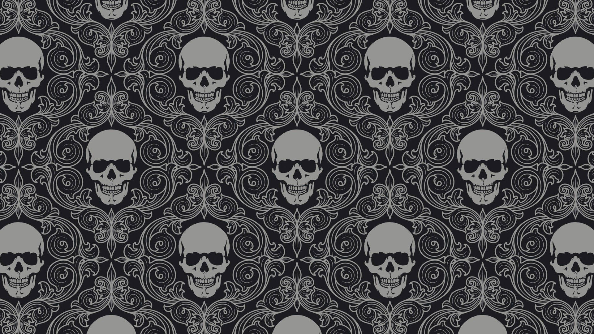 Black Skull Wallpaper