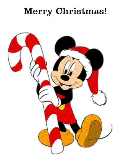 Mickey Mouse Merry Christmas Cane Wallpaper Card Printable Coloring