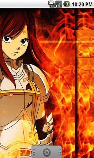  ready for action with Erza Fairy Tail Live Wallpaper Get it for free