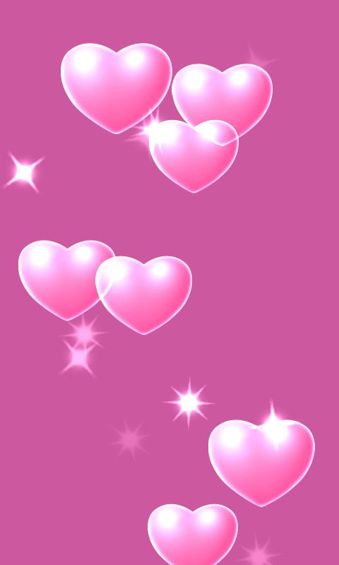 Pink Hearts Live Wallpaper Android Apps On Google Play