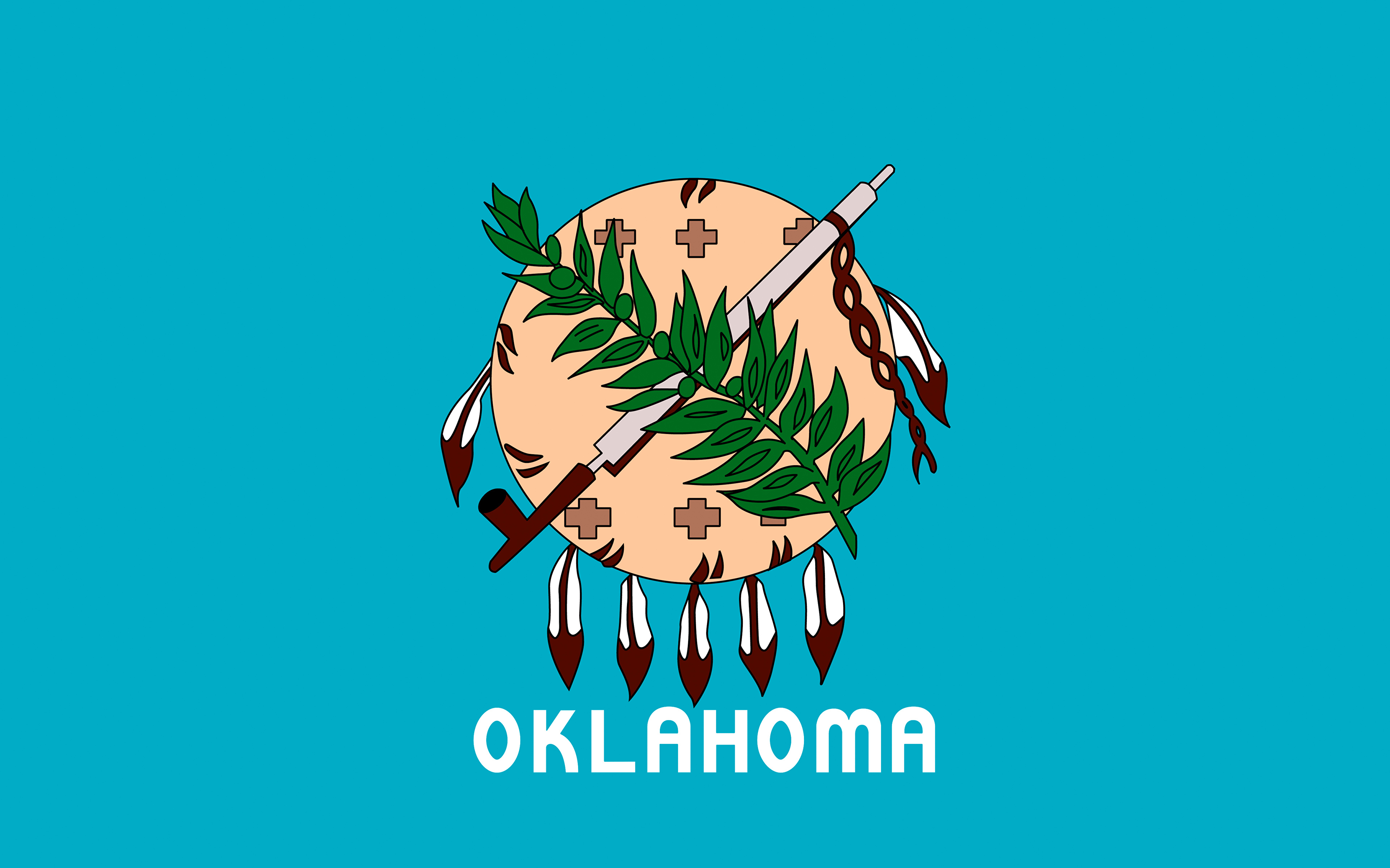 Oklahoma Flag Svg Wallpaper Teahub Io