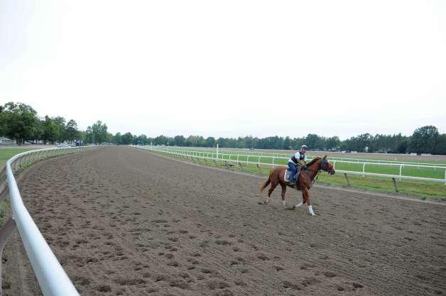 Oklahoma Training Track All To Themselves At The Saratoga Race Course