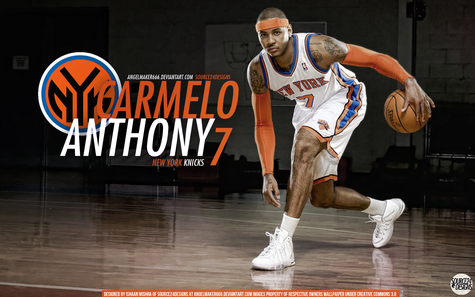 بوعّوف on X: #Wallpaper - Carmelo Anthony : #RipCity   / X