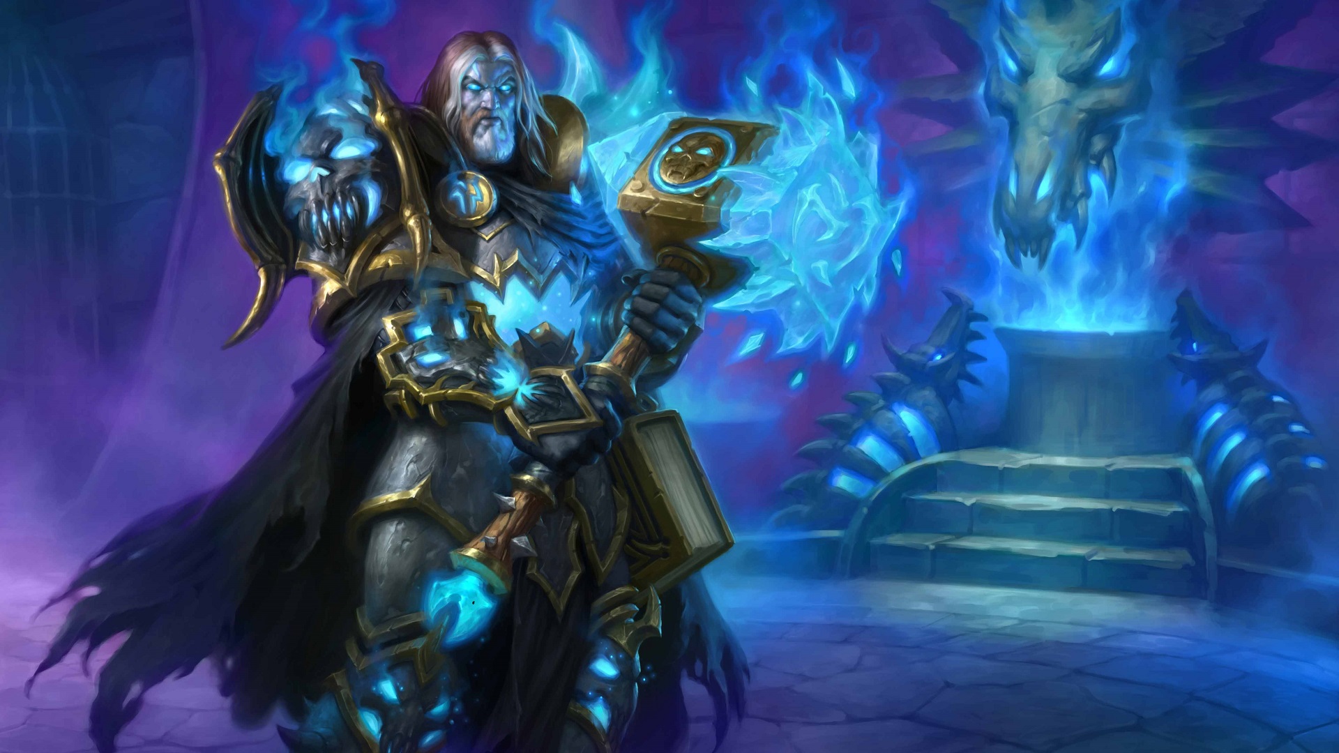 Uther The Lightbringer Hearthstone Heroes Of Warcraft