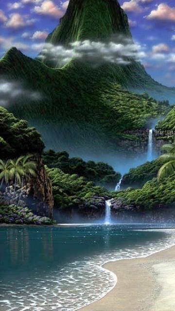 3d Animated Wallpaper For Nokia Mobiles Nature Waterfall