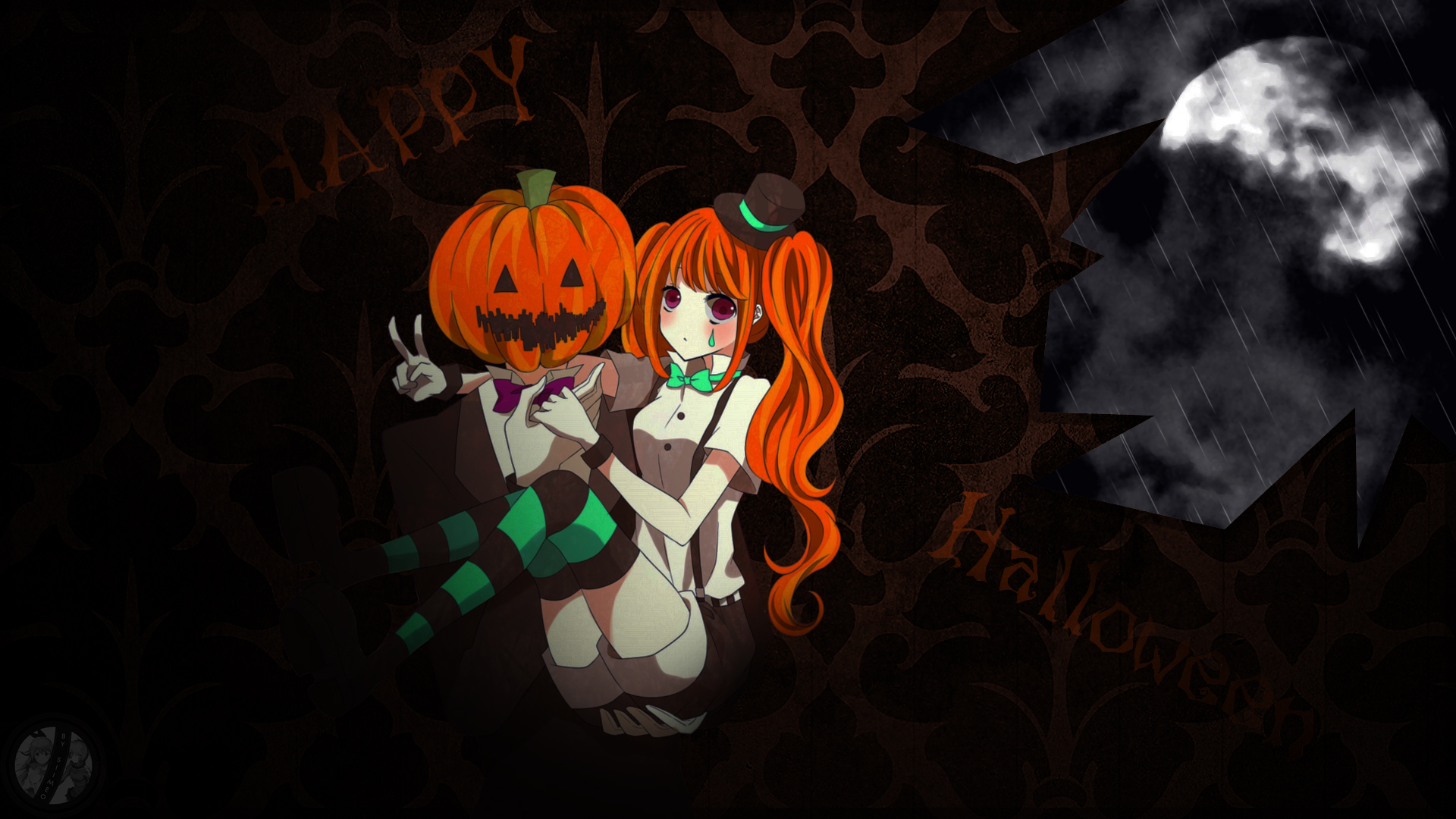 Happy Halloween Anime Wallpaper By Siimeo