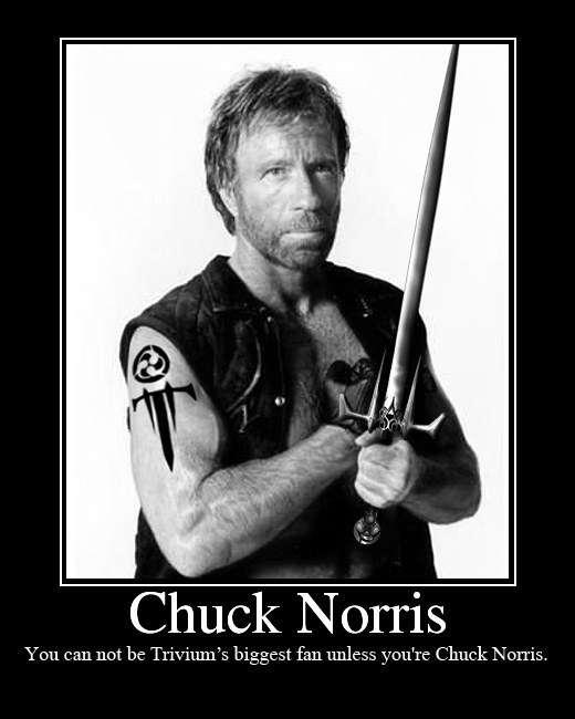 Trivium Chuck Norris Fan