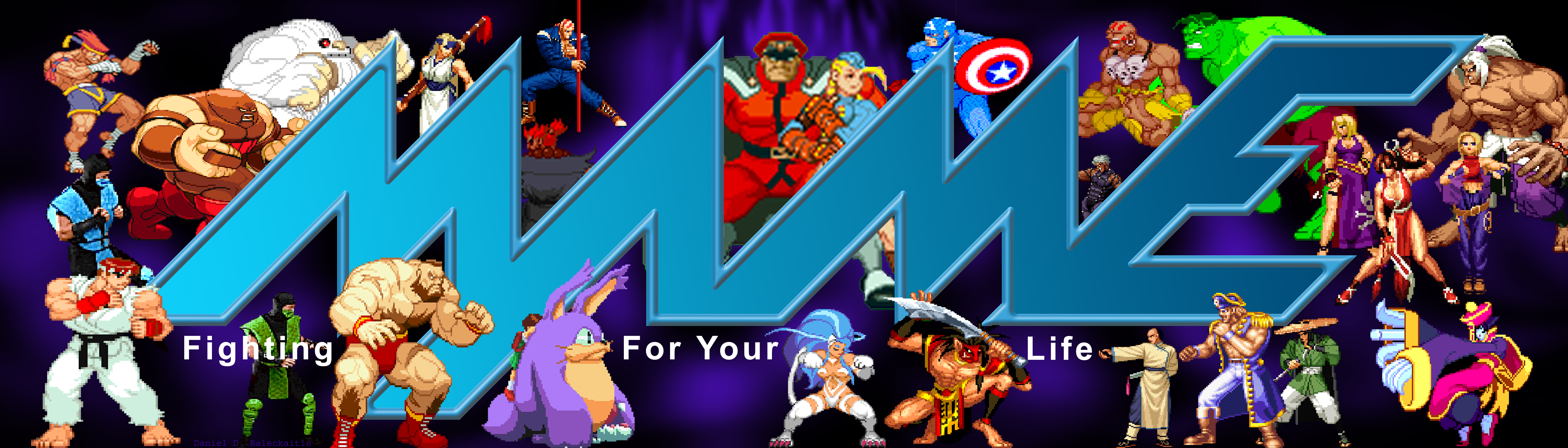 Mame Arcade Classics Marquee For Reproduction Header/Backlit Sign 