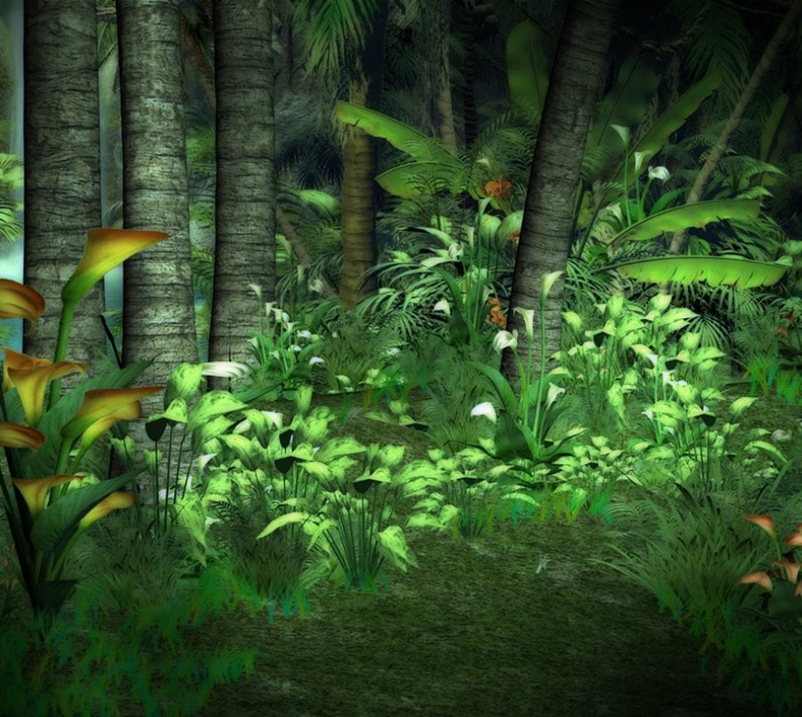 Jungle Floor Background by Lil Mz on
