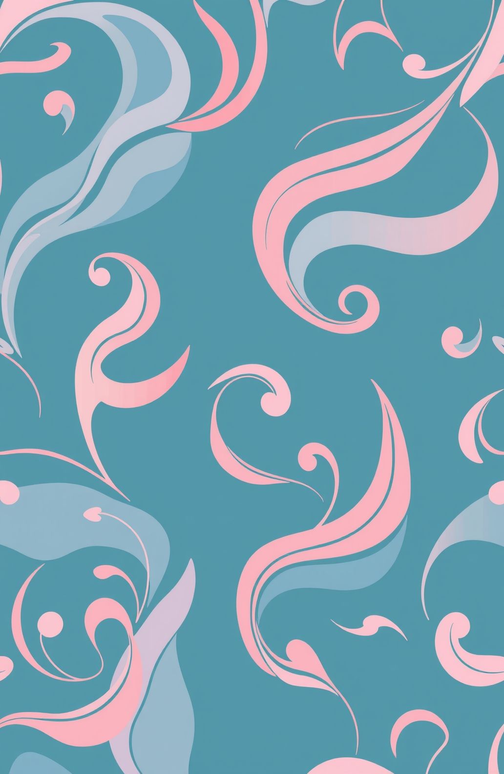 Blue And Pink Wallpaper