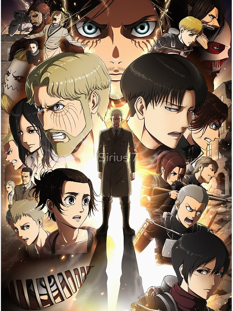 Shingeki No Kyojin Saison 4 Ep 17 Shingeki No Kyojin Season 4 Poster Dowload Anime