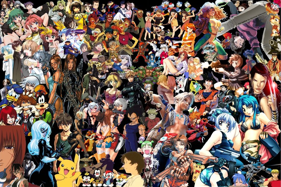 Anime Collage By Duffyknight2005