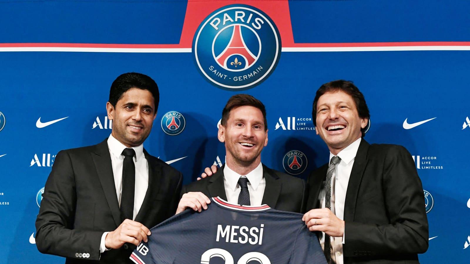 Messi PSG president says world will be shocked by revenues