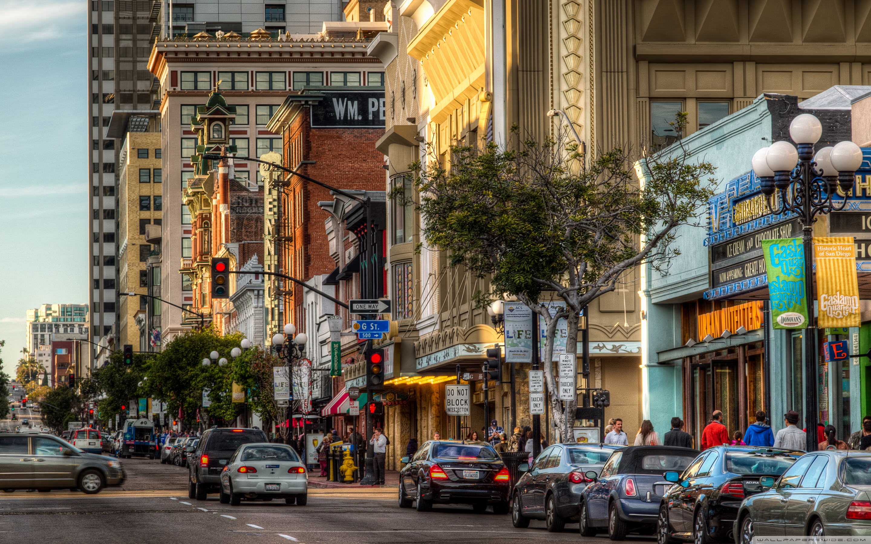 Gaslamp 5th Avenue Ultra HD Desktop Background Wallpaper For 4k