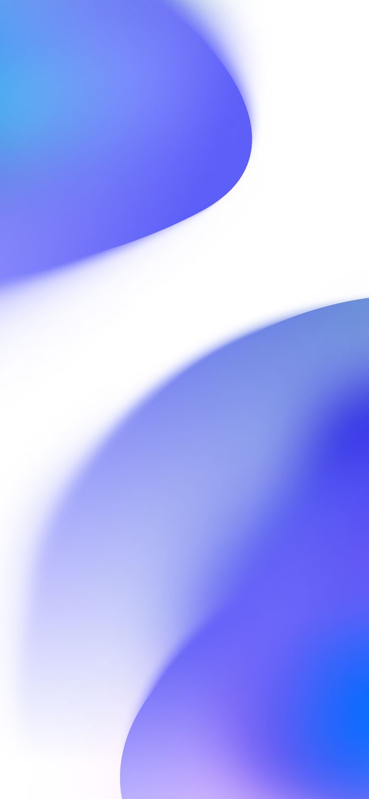 iOS 16 Concept Wallpaper Blue Light Iphone wallpaper logo 736x1592