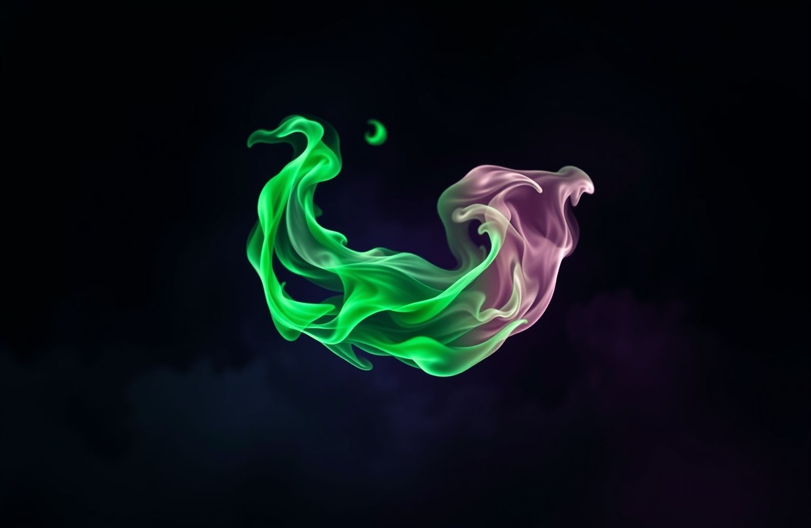 Green Flame Wallpaper