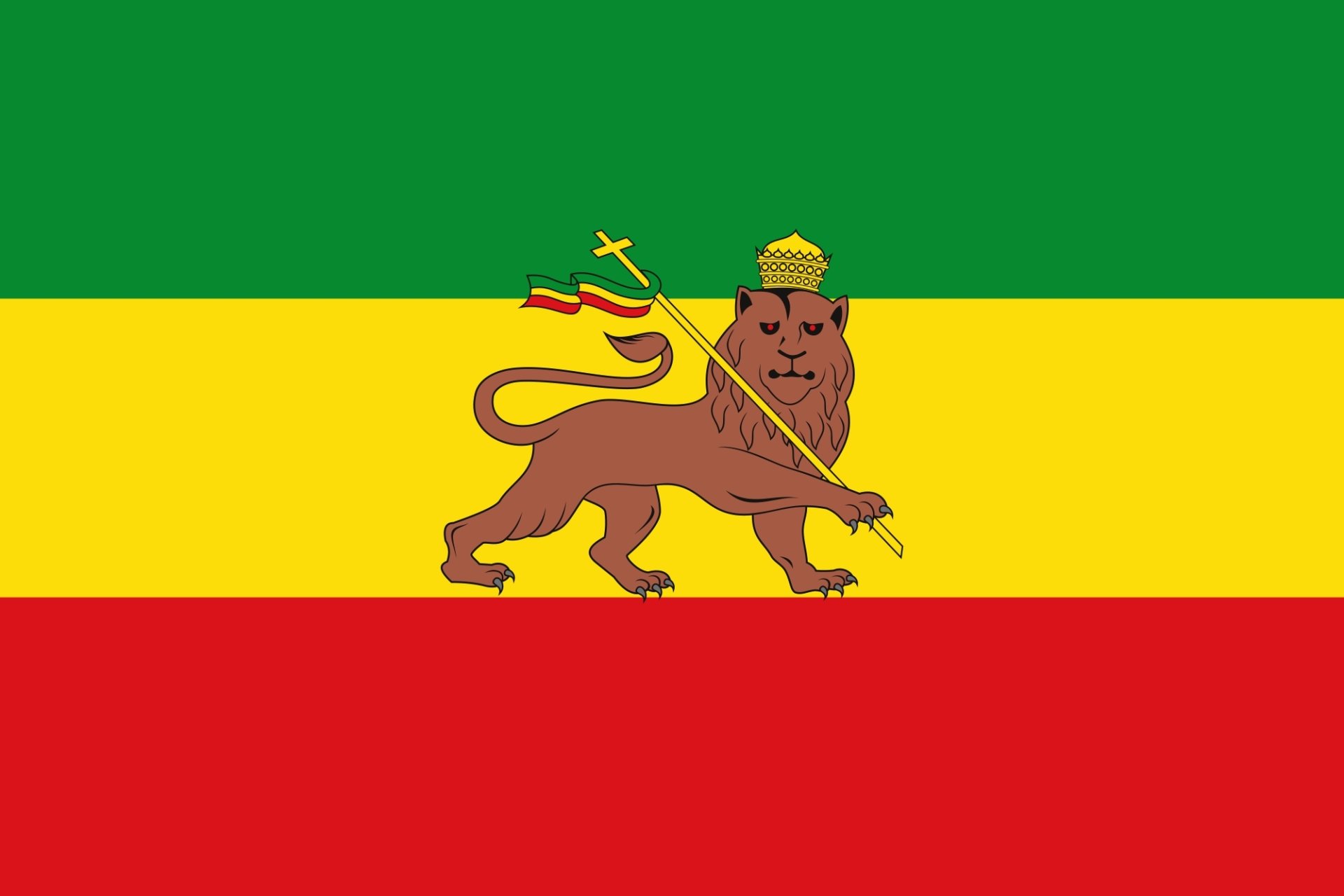 Flag Of Ethiopia HD Wallpaper Background Image