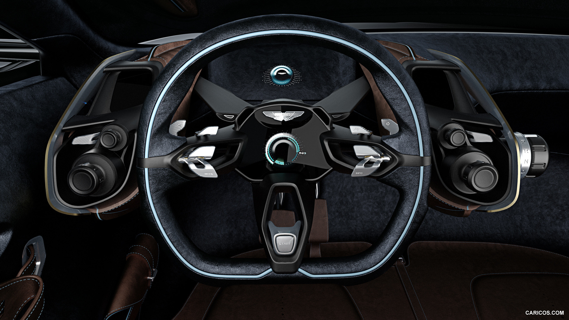 Aston Martin Dbx Concept Interior Steering Wheel HD