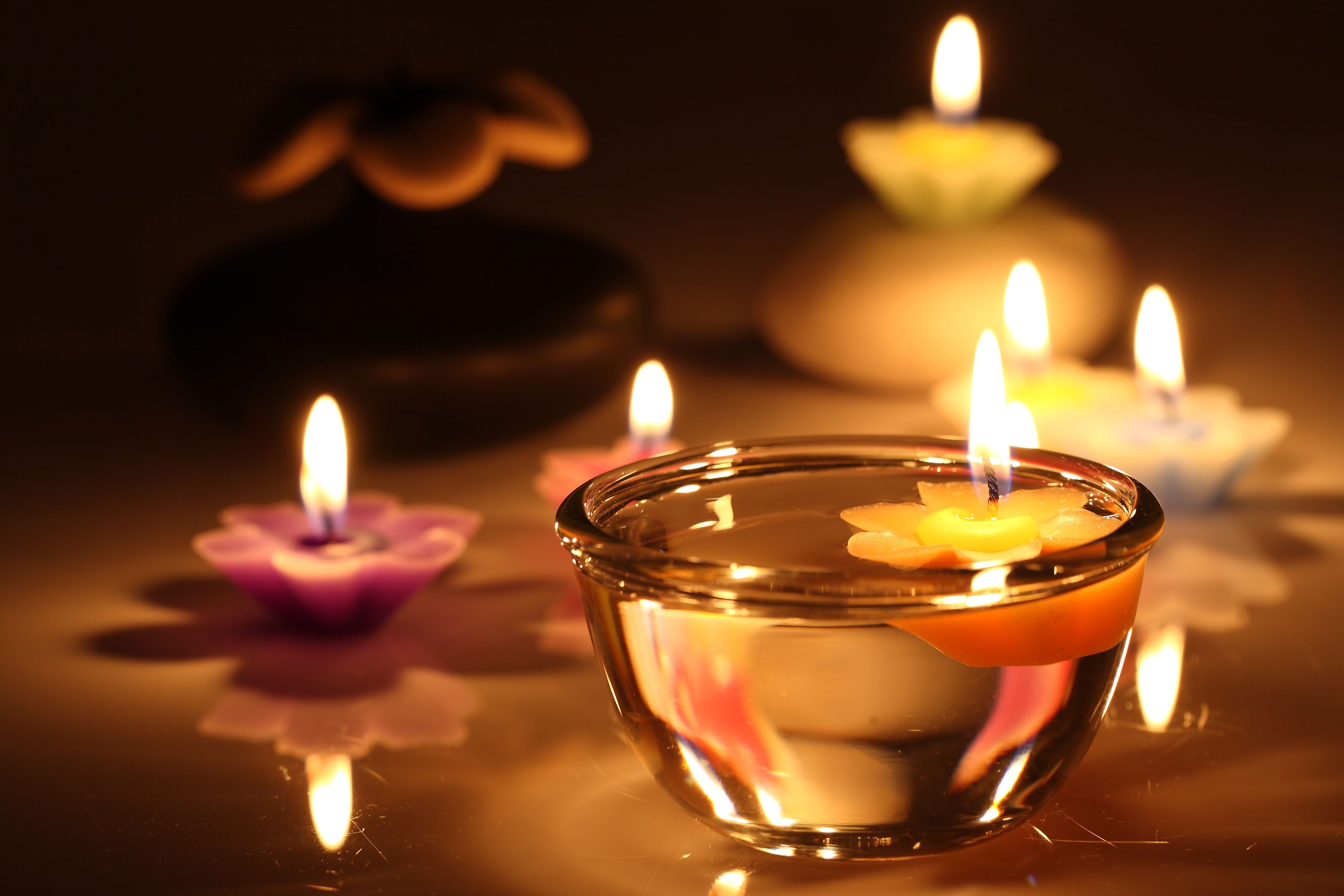 Lovely Candles Wallpaper