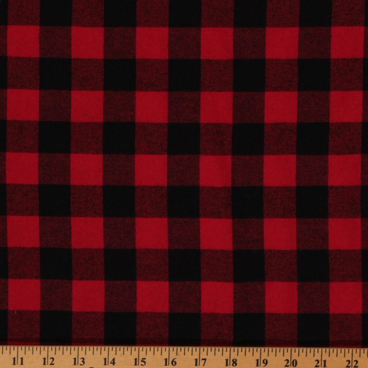 Red Buffalo Check Fabric For