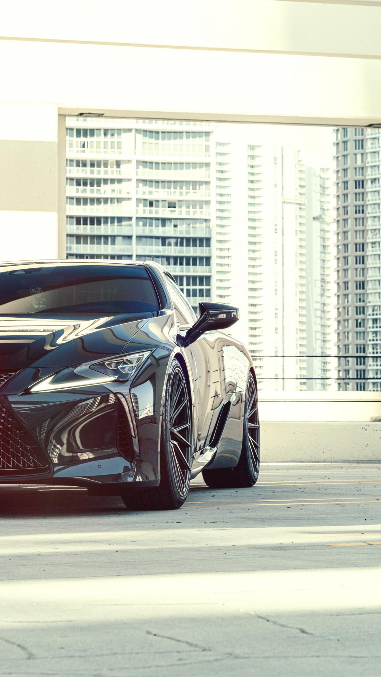 Wallpaper Vossen Dennis Black Lexus Lc500