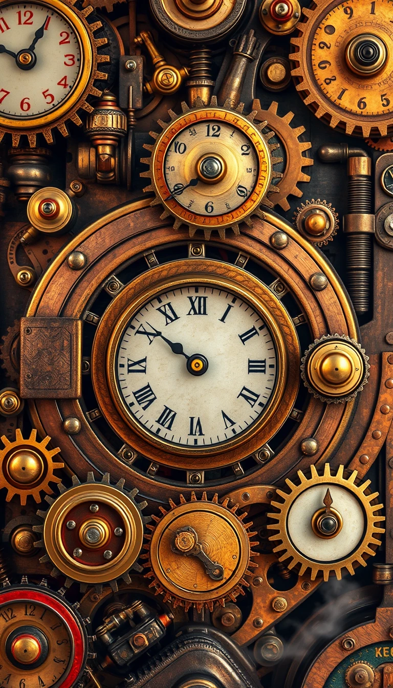 Steampunk Phone Wallpaper