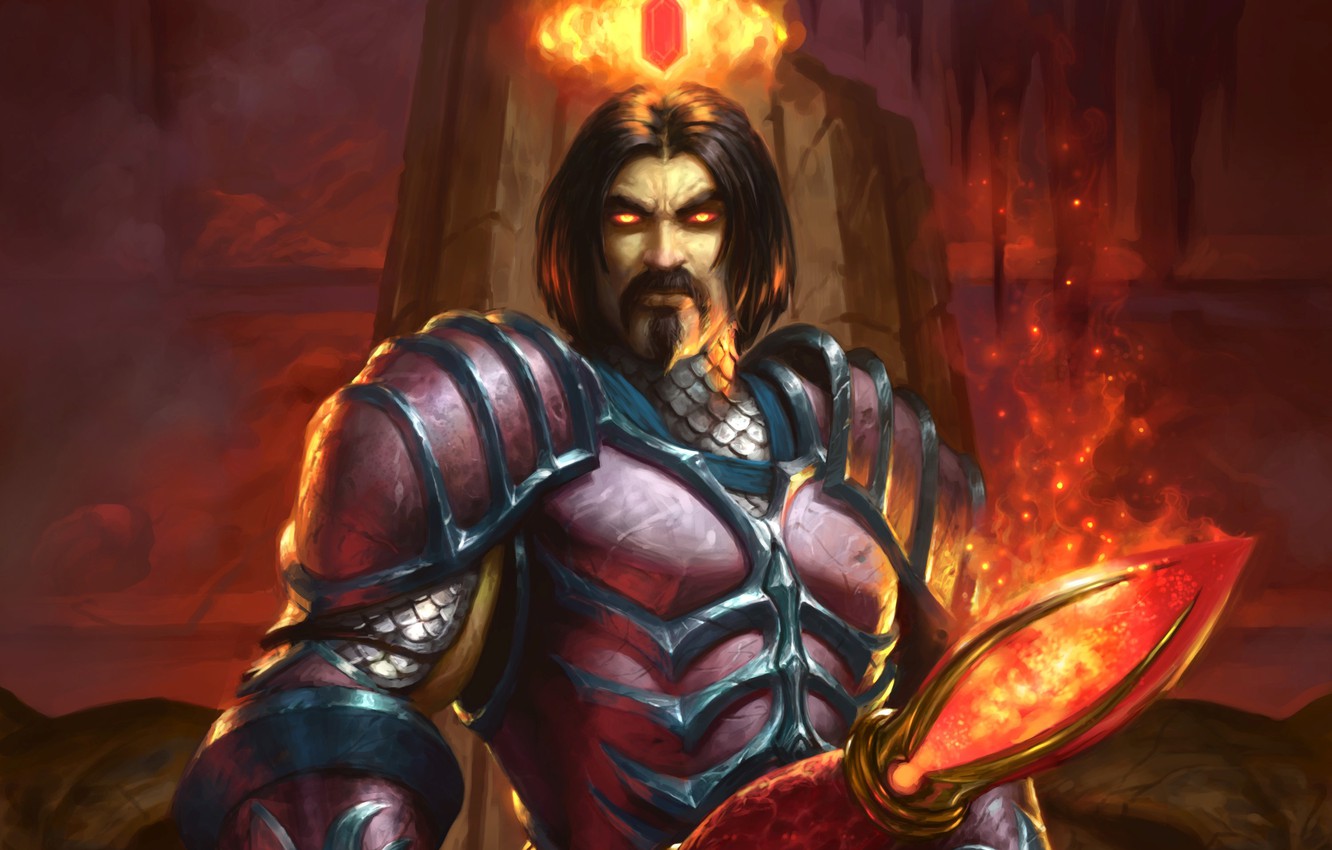 Wallpaper Armor Crown Art Male Staff Wow World Of Warcraft