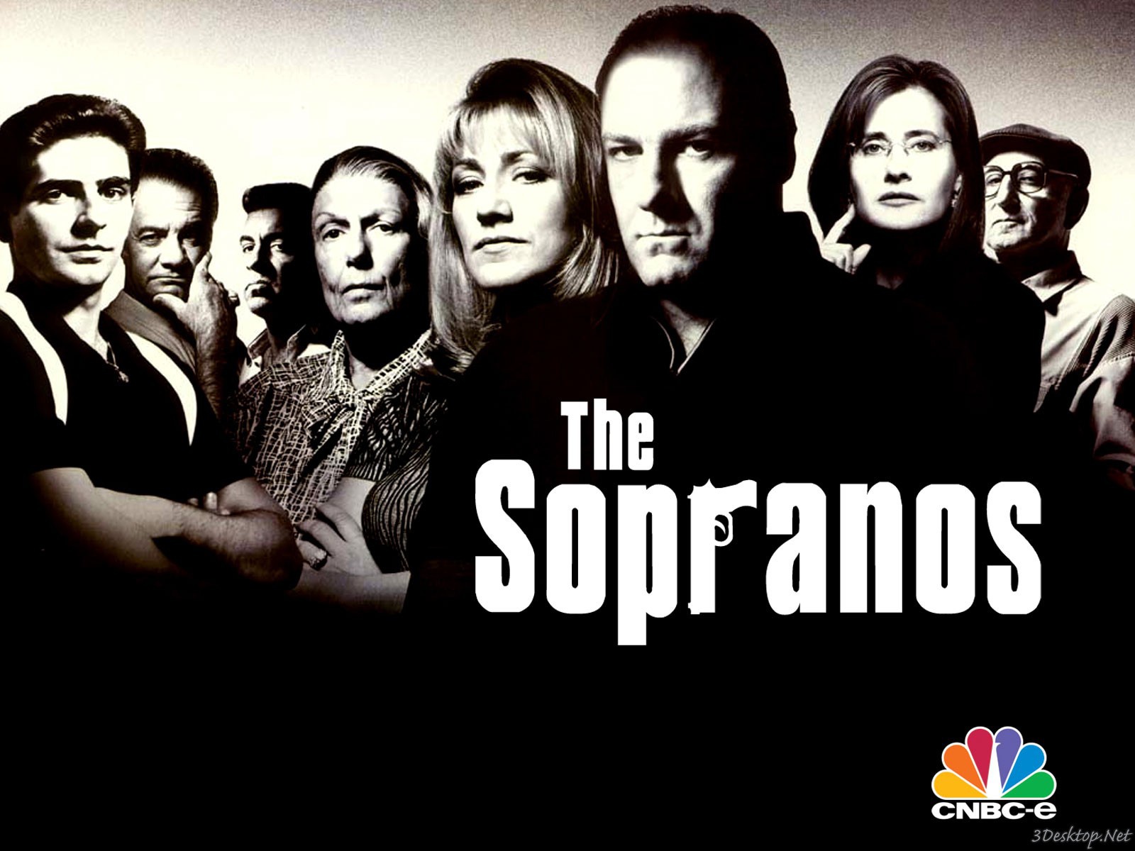 The Sopranos Black And White Wallpaper Tv Series