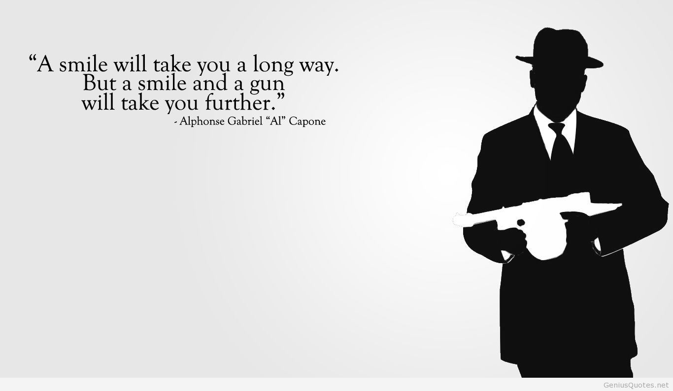 Al Capone HD Wallpaper Quote