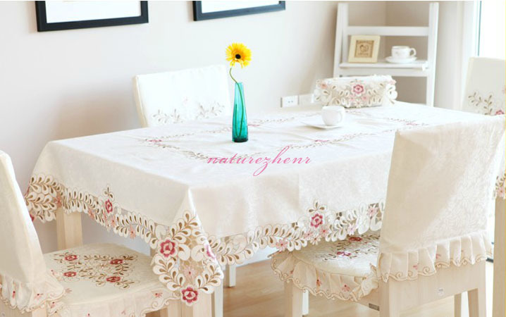 Hbz2 Wallpaper Flower Tablecloth Table Runner Cover Cloth Lace Dining