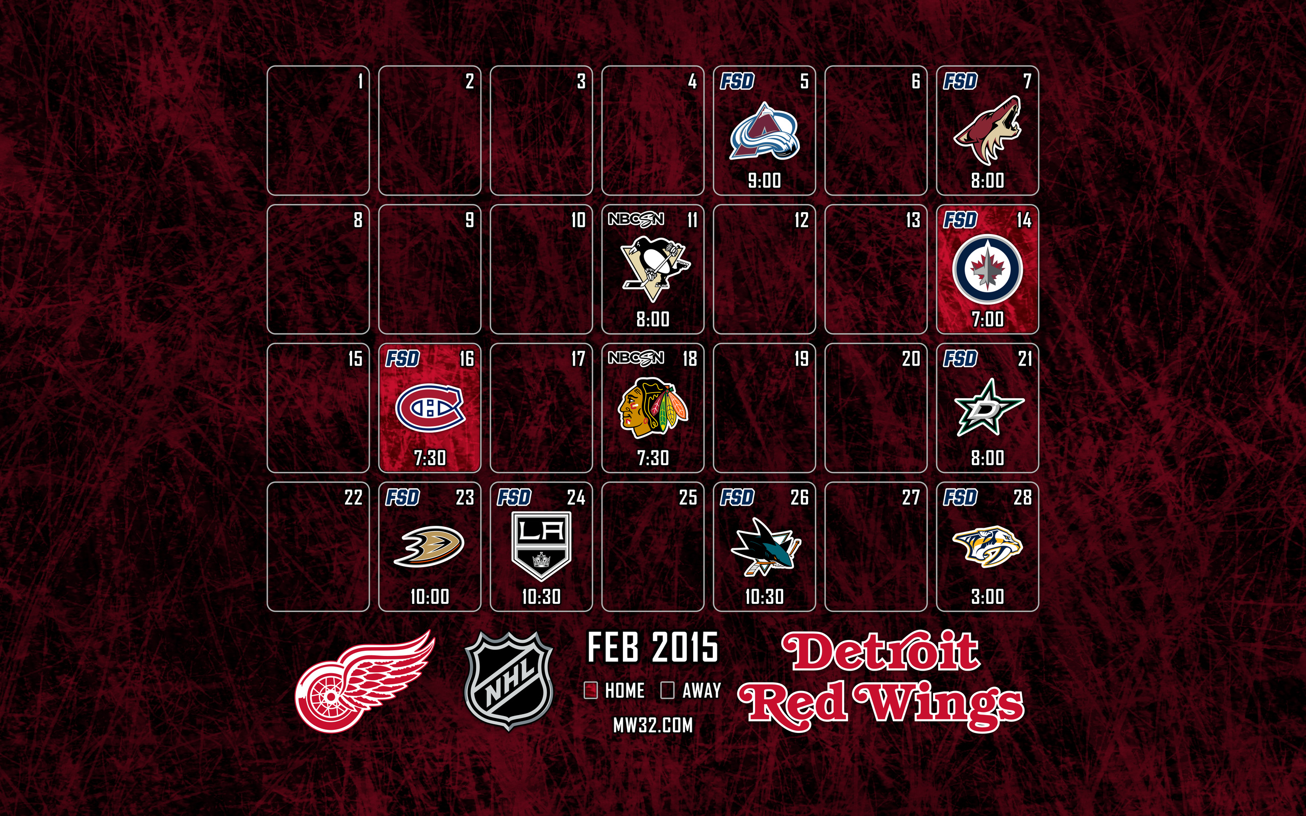🔥 [50+] Detroit Red Wings Schedule Wallpaper WallpaperSafari
