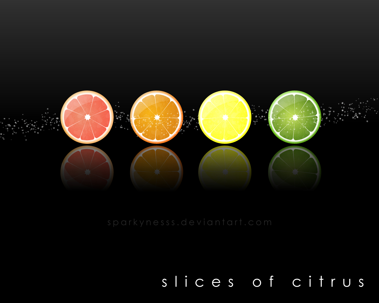 Slices Of Citrus Wallpaper By Sparkynesss