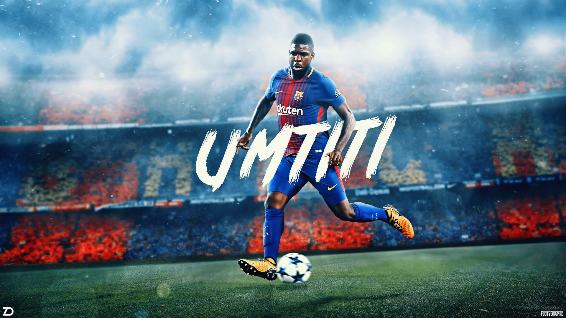 Footygraphic   Desktop wallpaper of FC Barcelona player Samuel