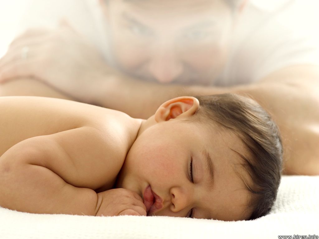 Innocent Baby Boy Sleeping Wallpaper