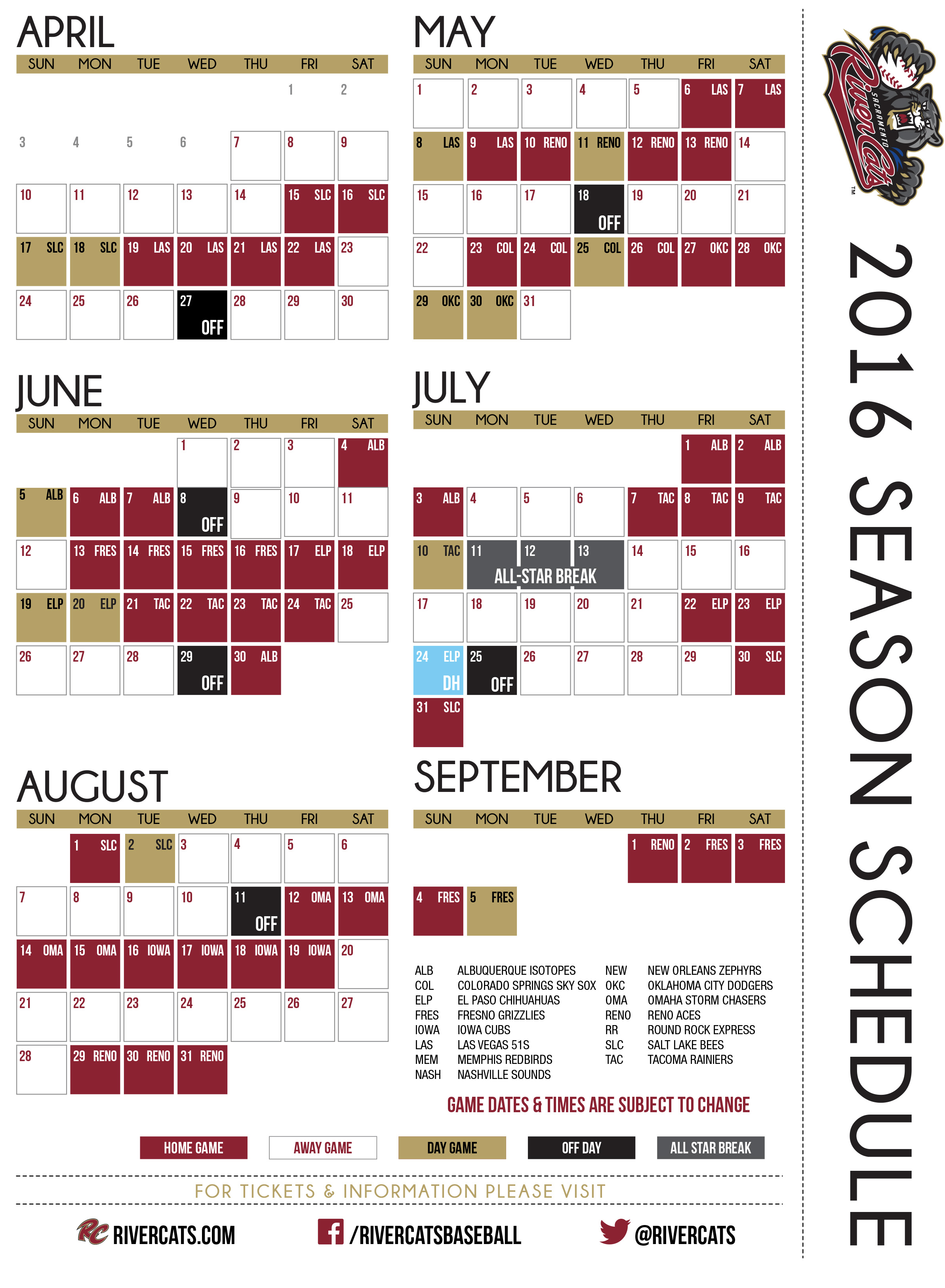 Sf Giants Schedule Calendar Template