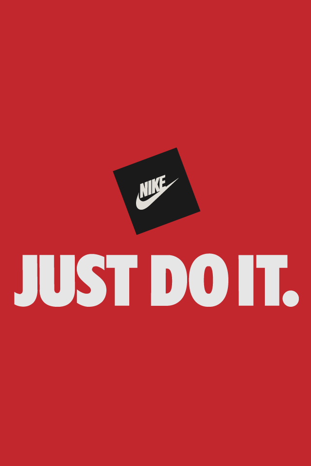 Nike Just Do It Red   iPhone 4 Wallpaper   Pocket Walls HD iPhone