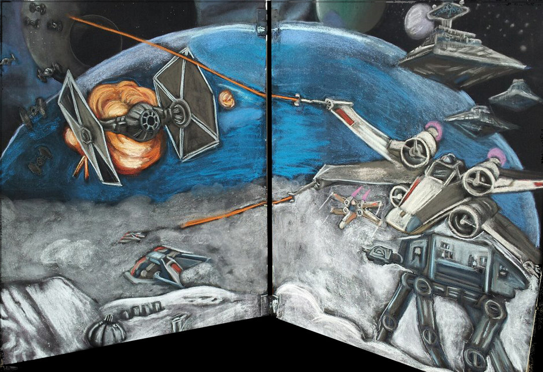 Star Wars Mural Board By Cmhardin