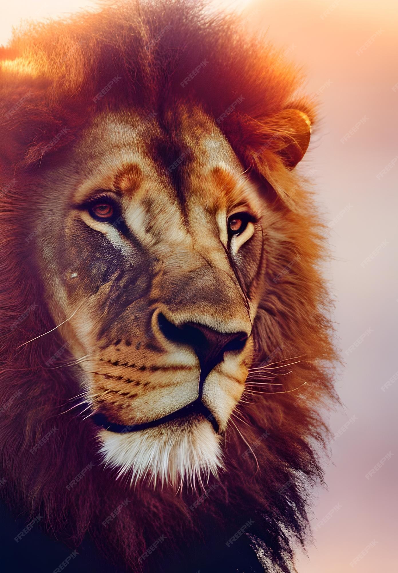 Lion Face Wallpaper