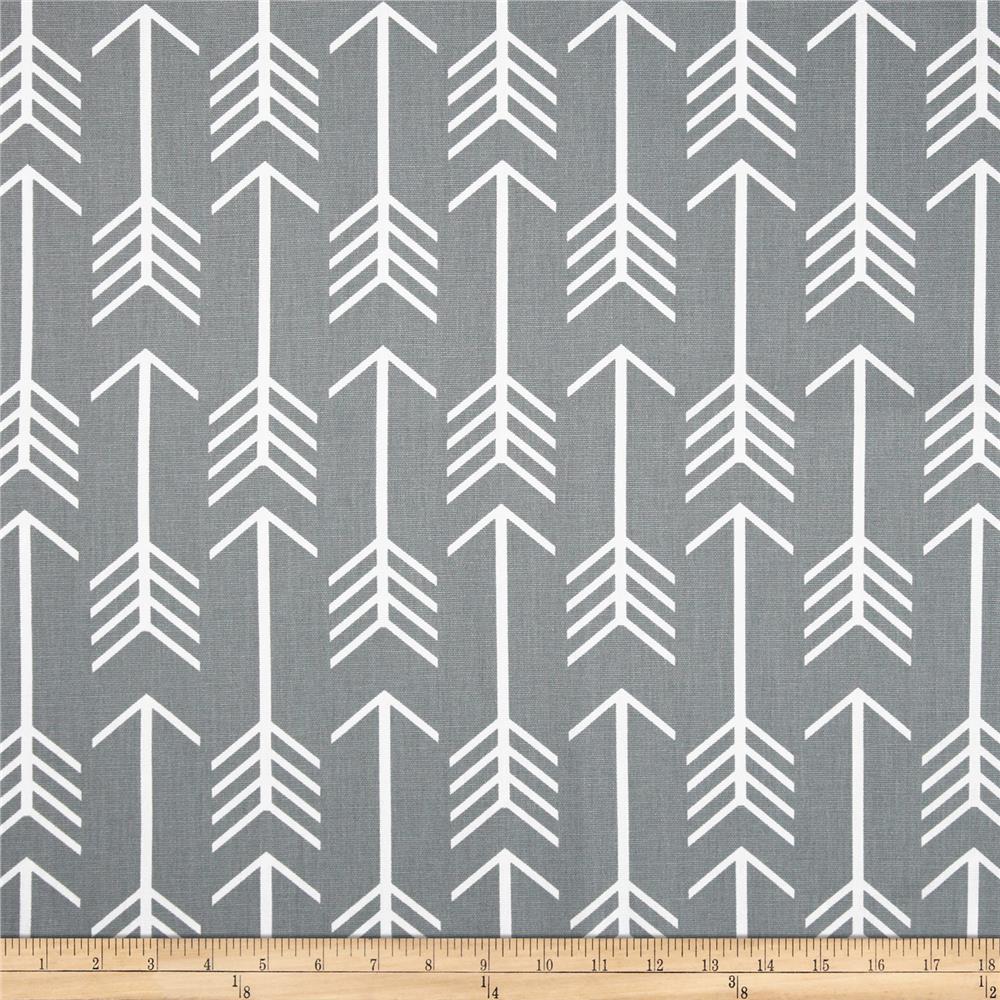 Premier Prints Arrow Cool Grey Discount Designer Fabric