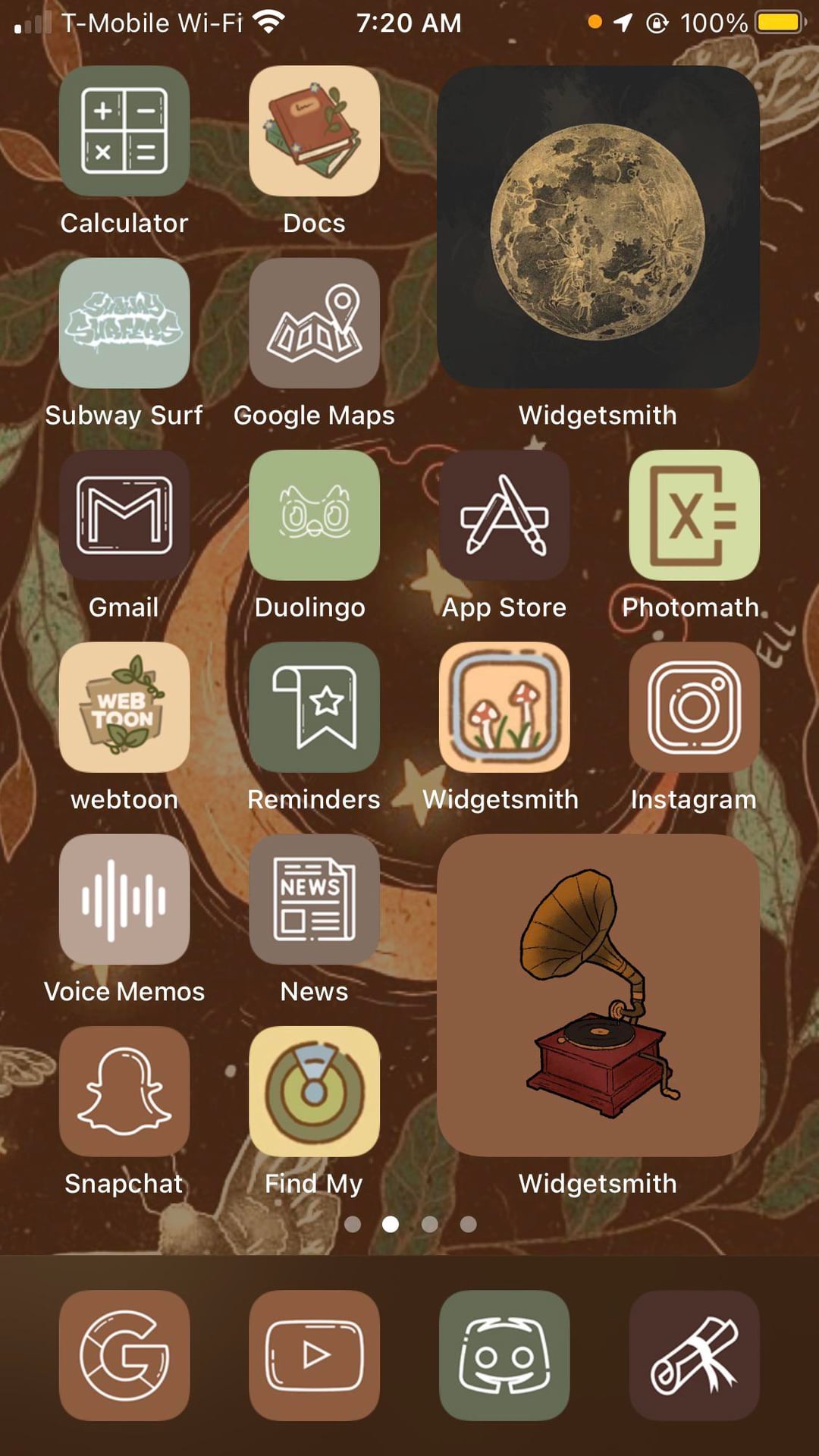 My Fall Cottagecore Phone Screen Wallpaper